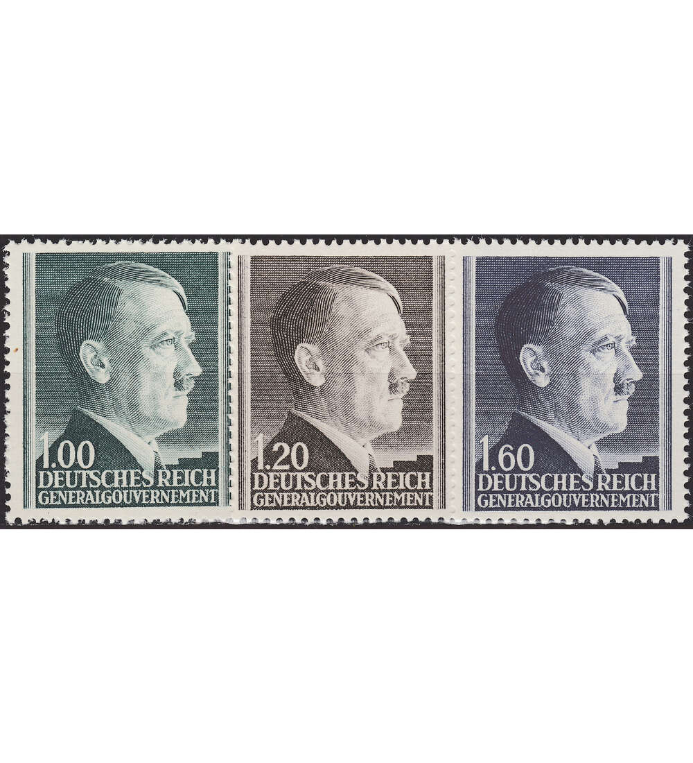 Generalgouvernement Nr. 86-88B postfrisch Hitler