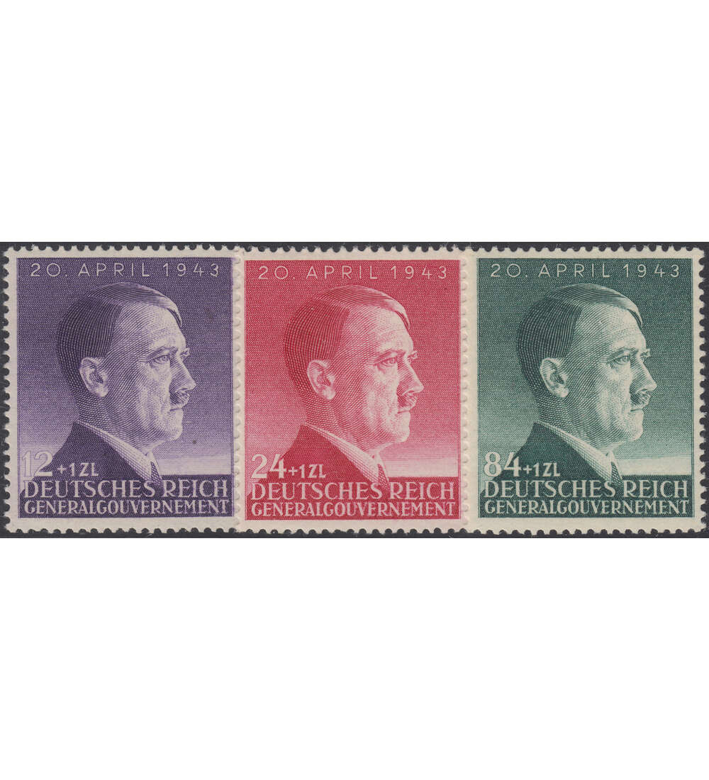 Generalgouvernement Nr. 101-03 postfrisch Hitler