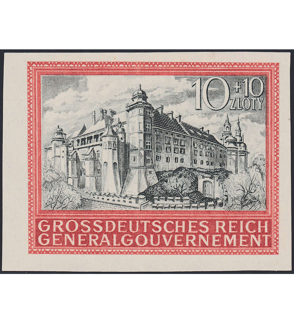 Generalgouvernement Nr. 125U postfrisch Burg Krakau