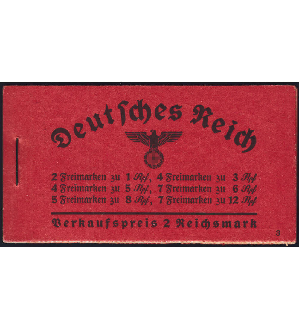 Deutsches Reich Markenheft Nr. 36 Hindenburg 1936 postfrisch