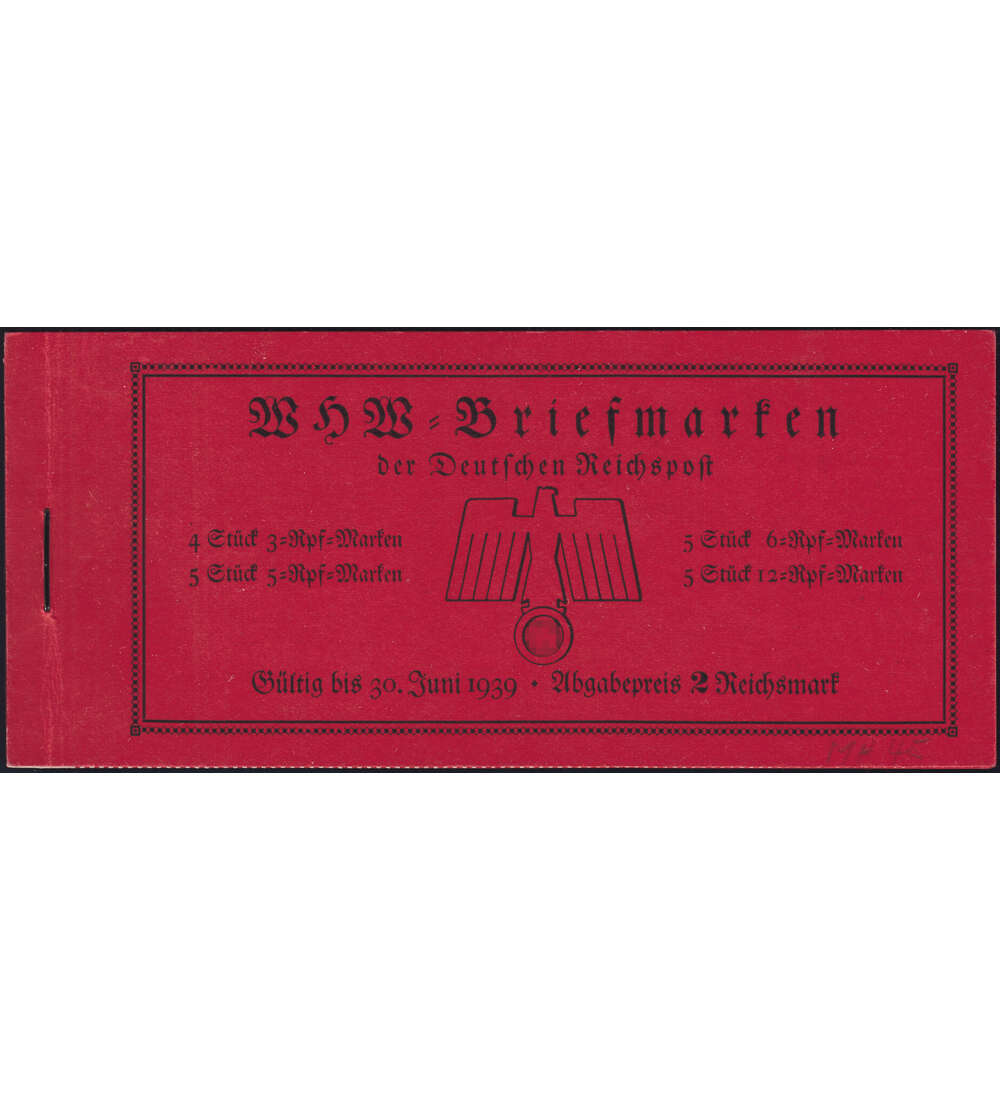 Deutsches Reich Markenheft Nr. 45 Ostmark 1938 postfrisch