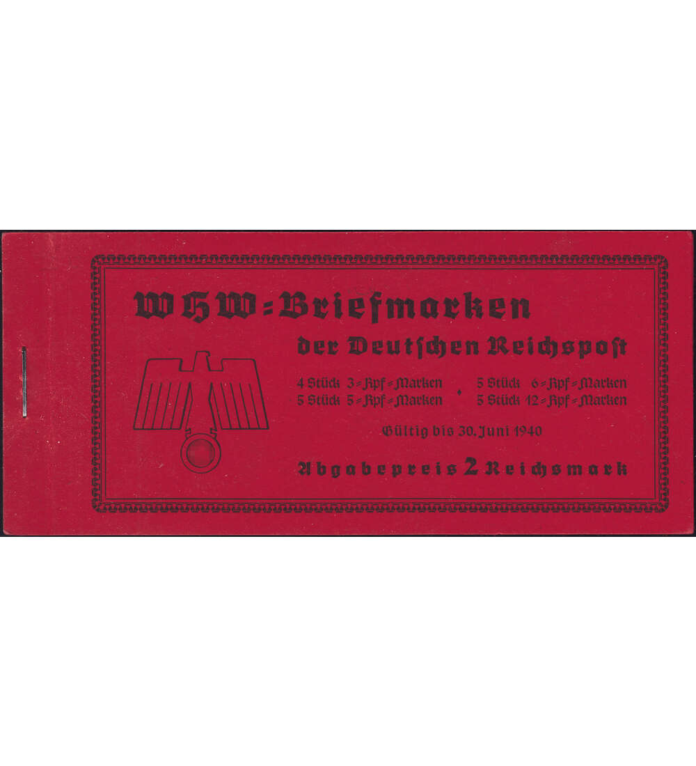 Deutsches Reich Markenheft Nr. 46 Bauwerke 1939 postfrisch **