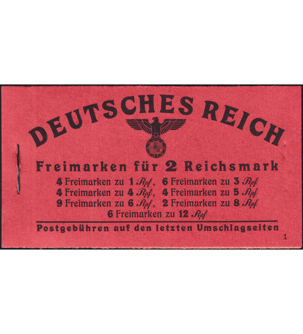 Deutsches Reich Markenheft Nr. 48 Hitler I postfrisch