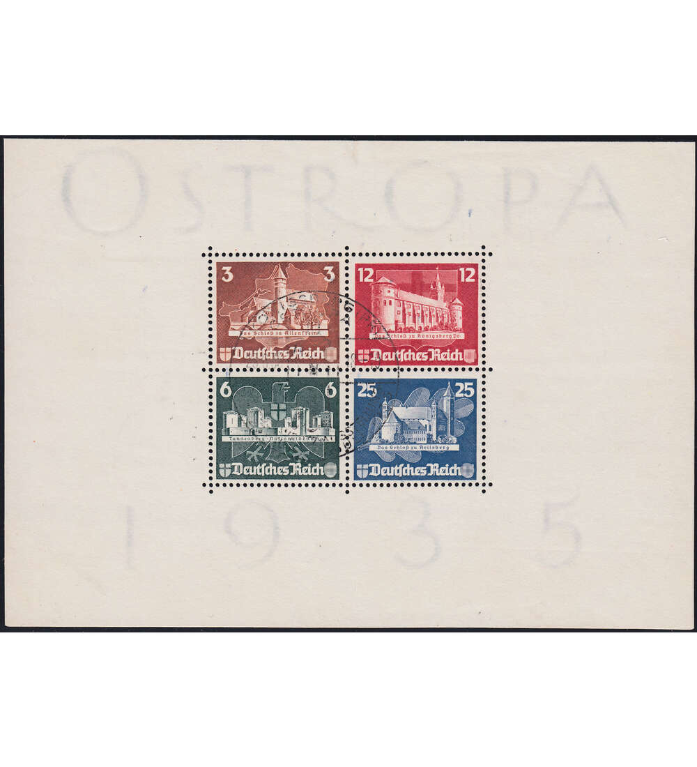 Deutsches Reich Block 3 gestempelt   geprft Schlegel kleine Mngel
