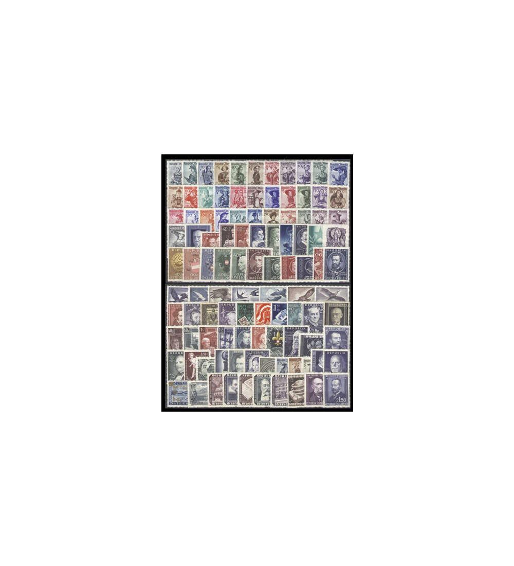 �sterreich 1945-2000 postfrisch ** Komplettkollektion ab Nr. 721