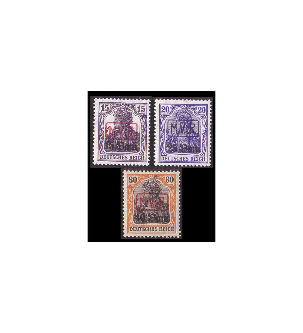 Deutsche Besetzung Rumnien Nr. 1-3 ungestempelt