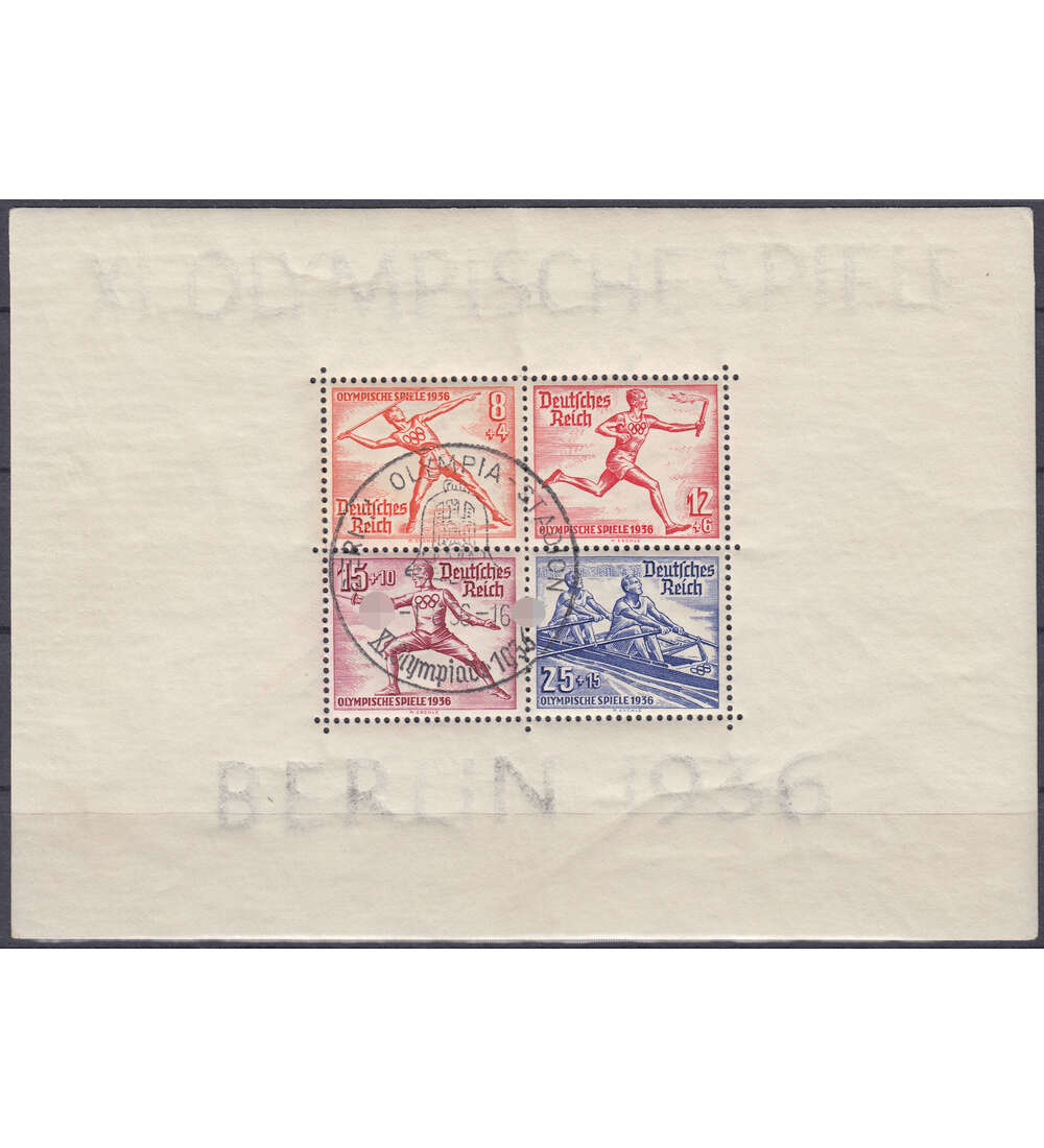 Deutsches Reich Block 6z mit Sonderstempel geprft und signiert Schlegel