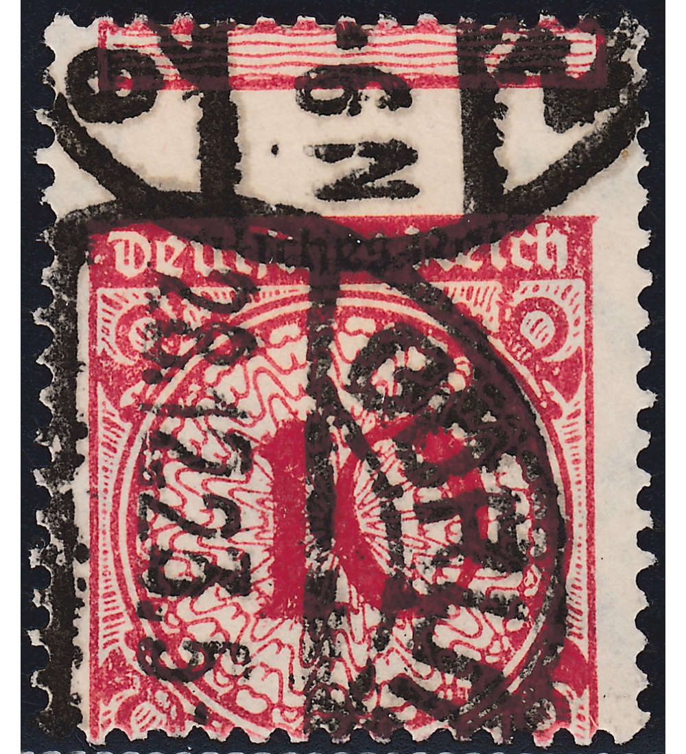 Deutsches Reich Nr. 318A gestempelt  Verzhnung mit Befund Dr. Oechsner