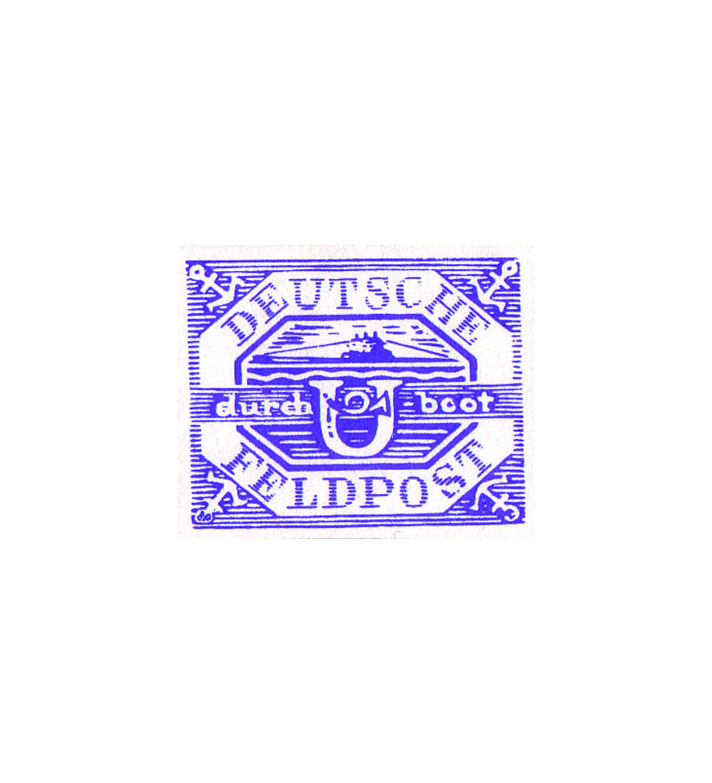 Deutsche Feldpostmarke Nr. 13 ungestempelt U-Boot-Marke