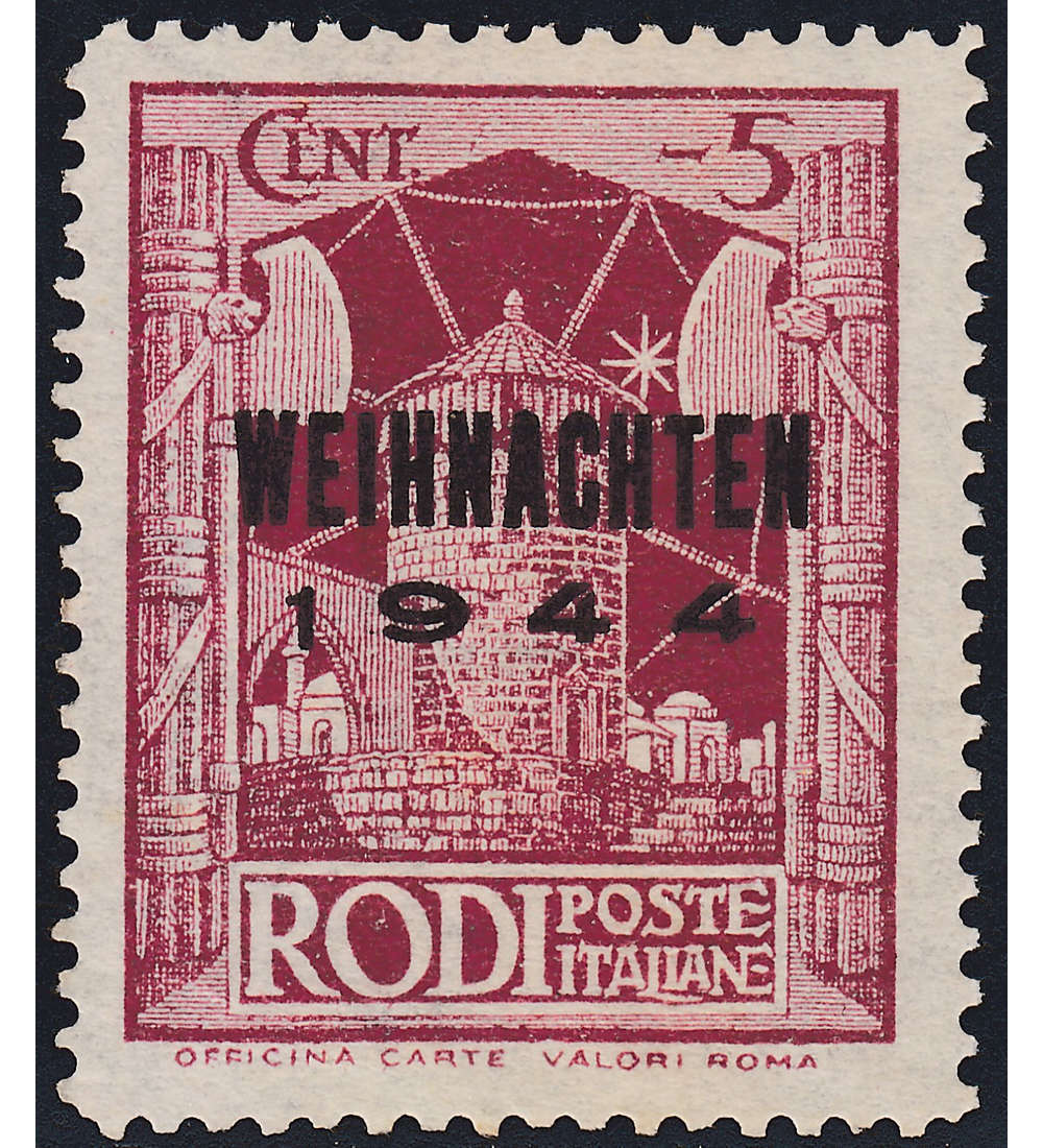  Deutsches  Reich Feldpostmarke Nr. 12 postfrisch Inselpost Rhodos