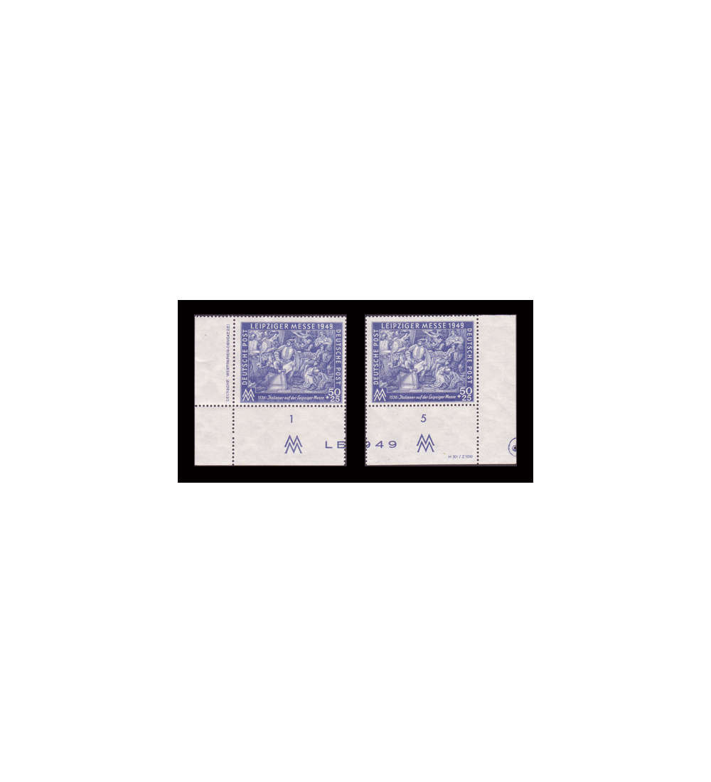 SBZ Nr. 231b DV+DZ postfrisch geprft und signiert Paul