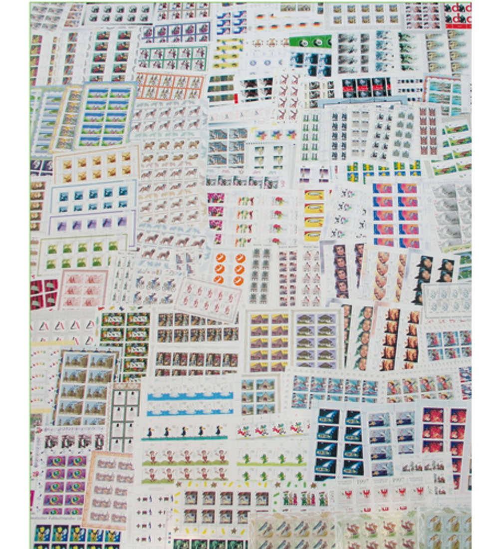 BRD Bund  1994-2000 postfrisch 10er Kleinbogen Sammlung ohne Doppelnominale