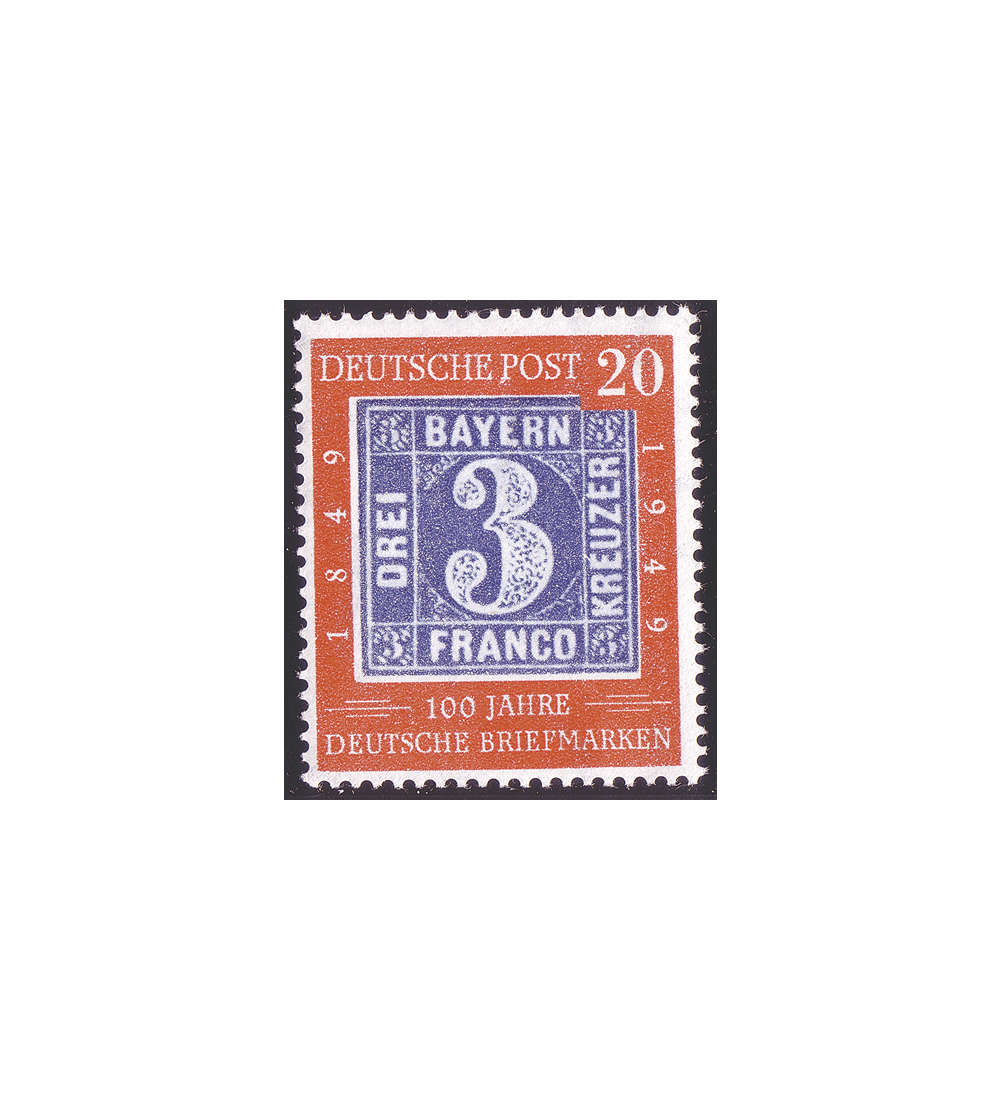 BRD Bund  Nr. 114 II postfrisch ** Plattenfehler