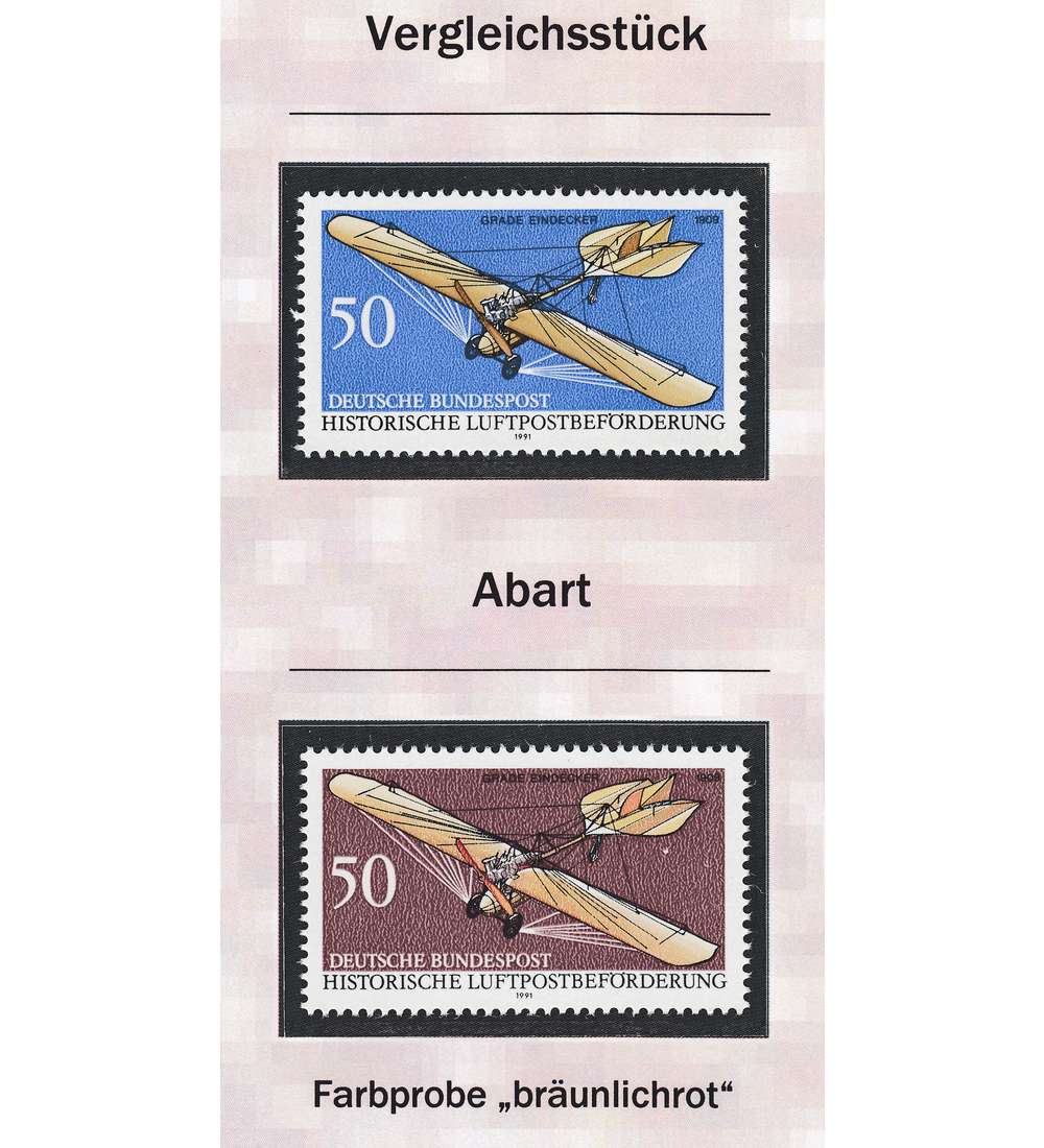 BRD Bund  Nr. 1523 postfrisch ** Unverausgabte Farbprobe mit Attest