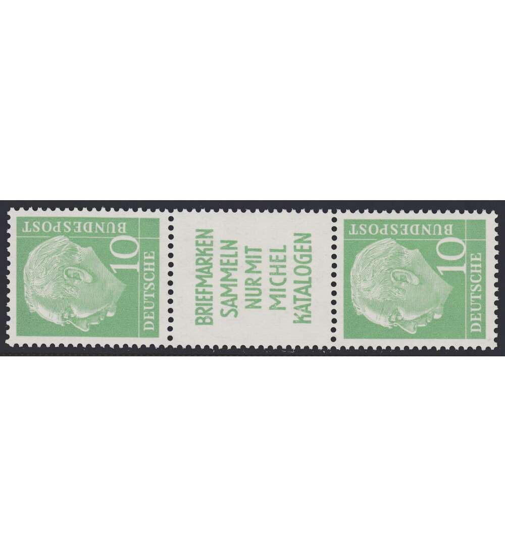 BRD Bund  Zusammendruck S22 postfrisch ** Heuss 1955 (10+R2+10)