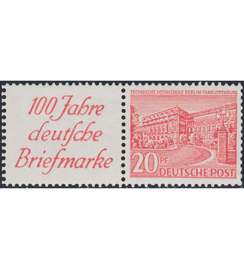 Berlin Zusammendr. W13 postfr. Bauten 1949 (R1a+20)