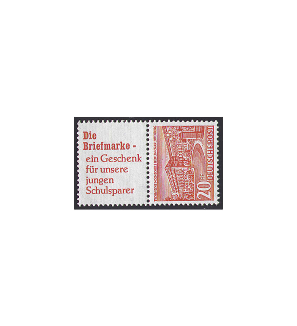 Berlin Zusammendruck S5 postfrisch Bauten 1952 (R2+20)