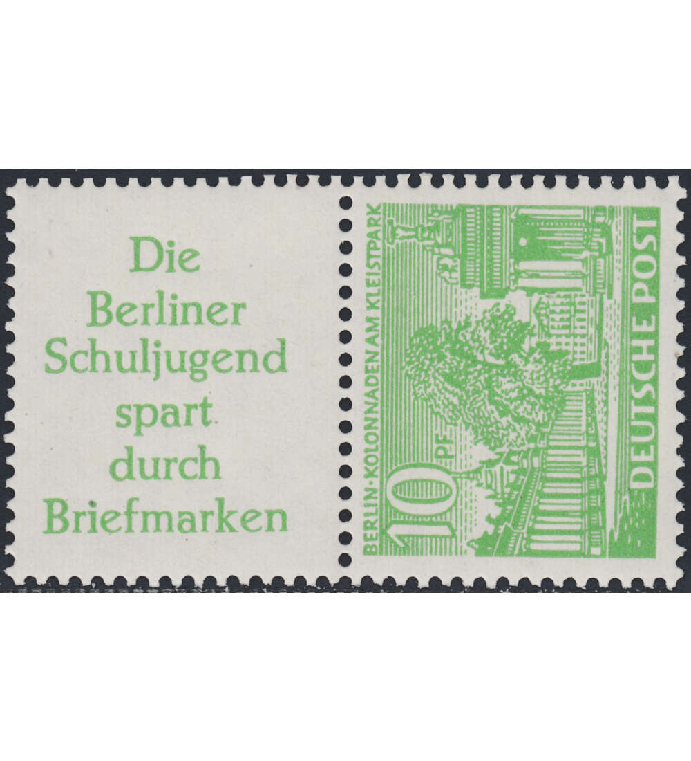 Berlin Zusammendruck S6 postfrisch Bauten 1952 (R3+10)