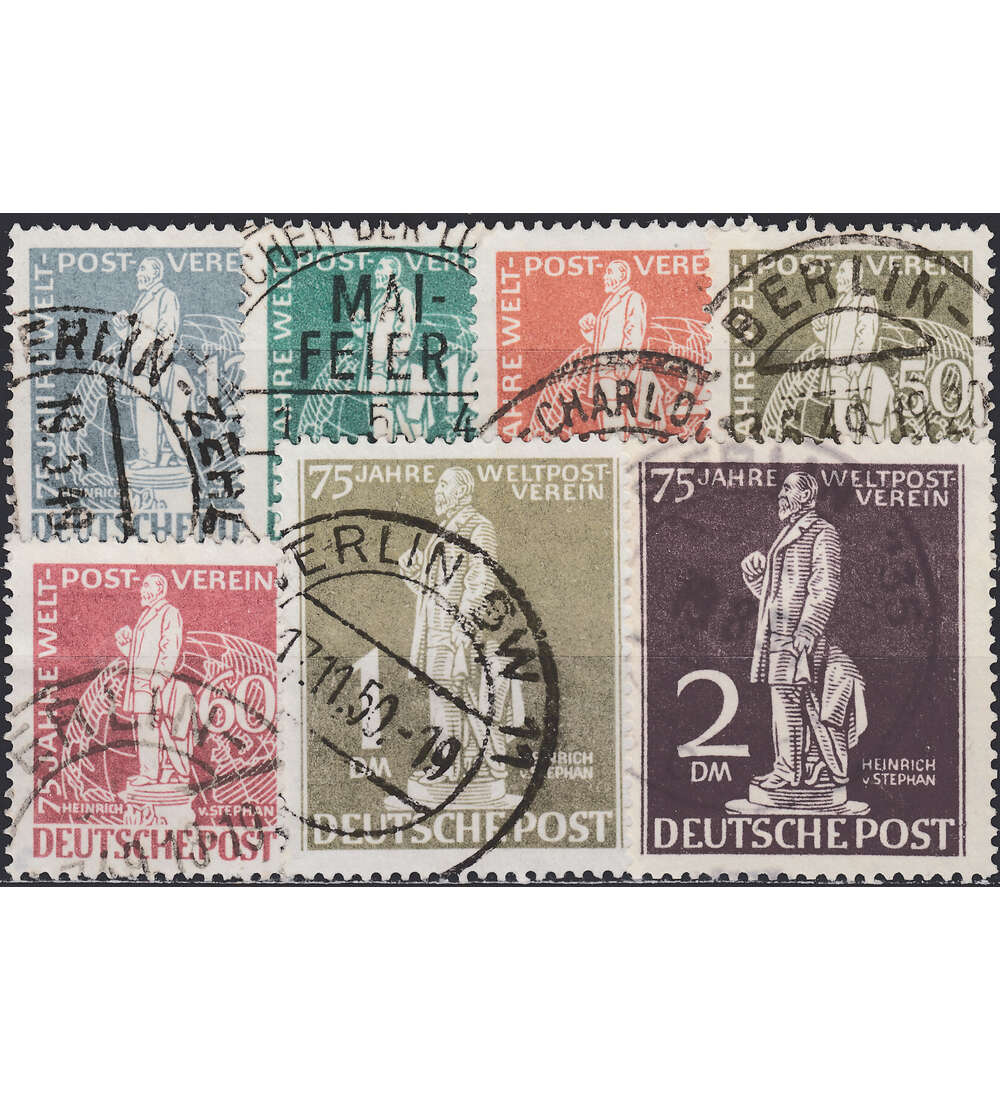 Berlin Nr. 35-41 gestempelt geprft Weltpostverein