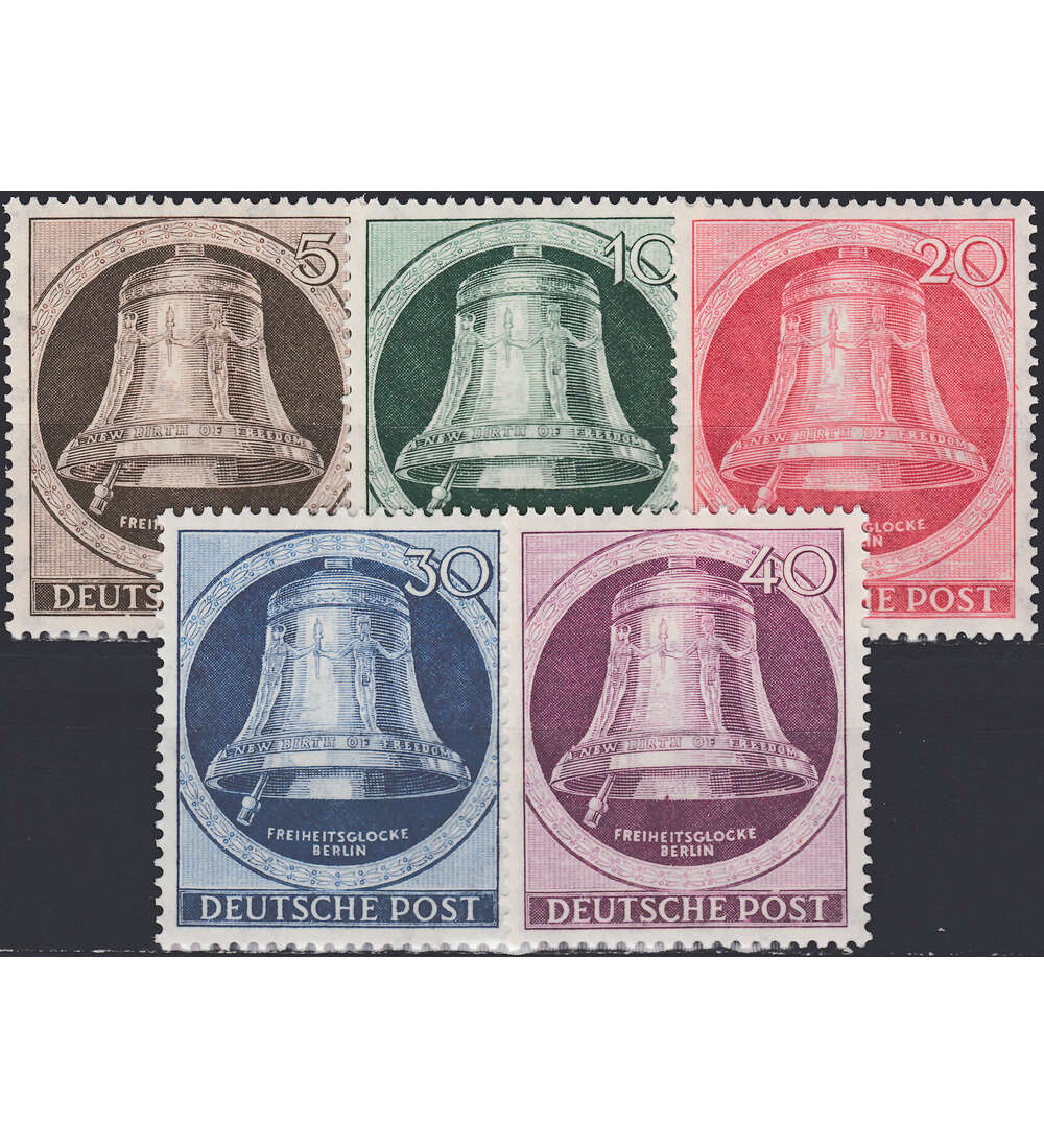 II Berlin Nr. 75-79 Glocken Klppel links