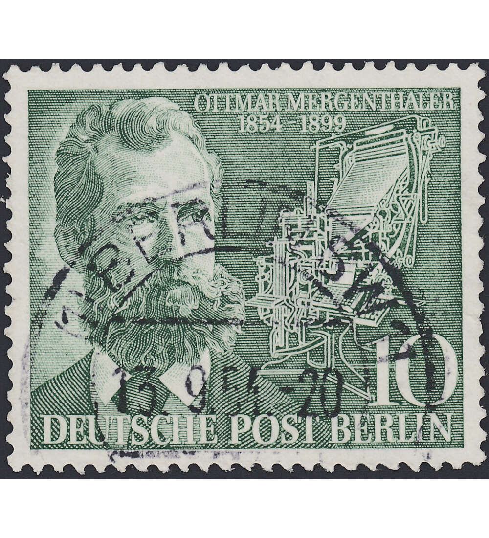 Berlin Nr. 117 gestempelt Mergenthaler
