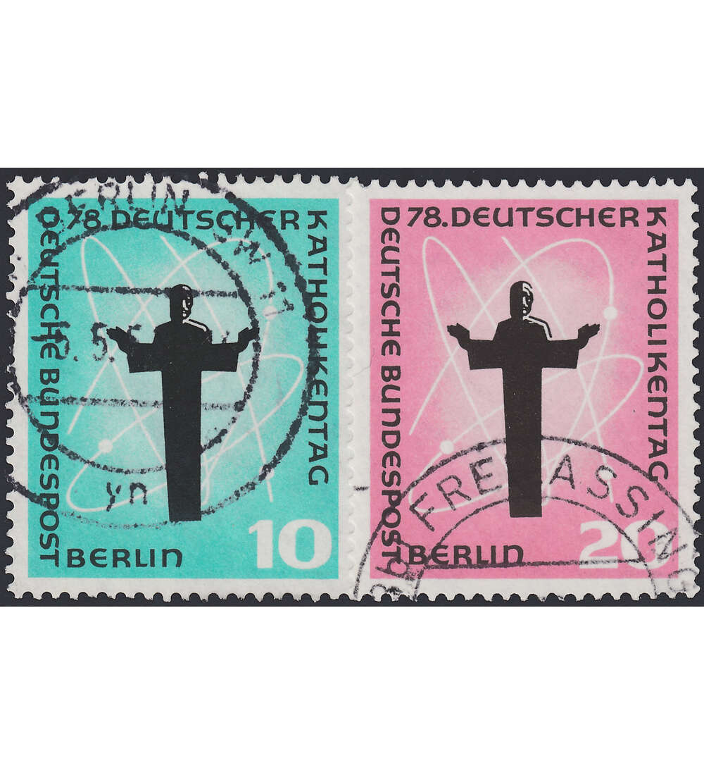 Berlin Nr. 179-180 gestempelt Katholikentag