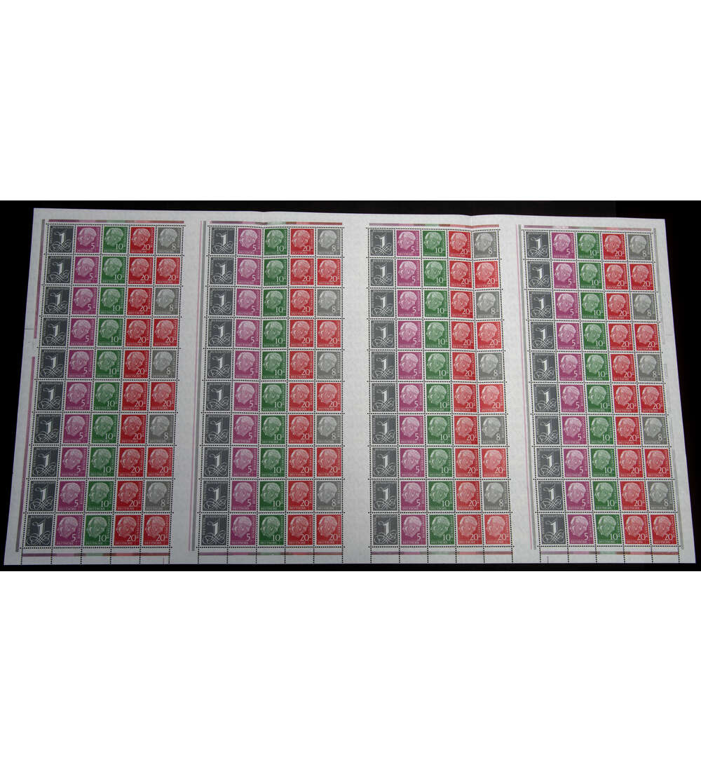 BRD Bund  Markenheftbogen Nr. 5Y Heuss 1960 lgd. WZ