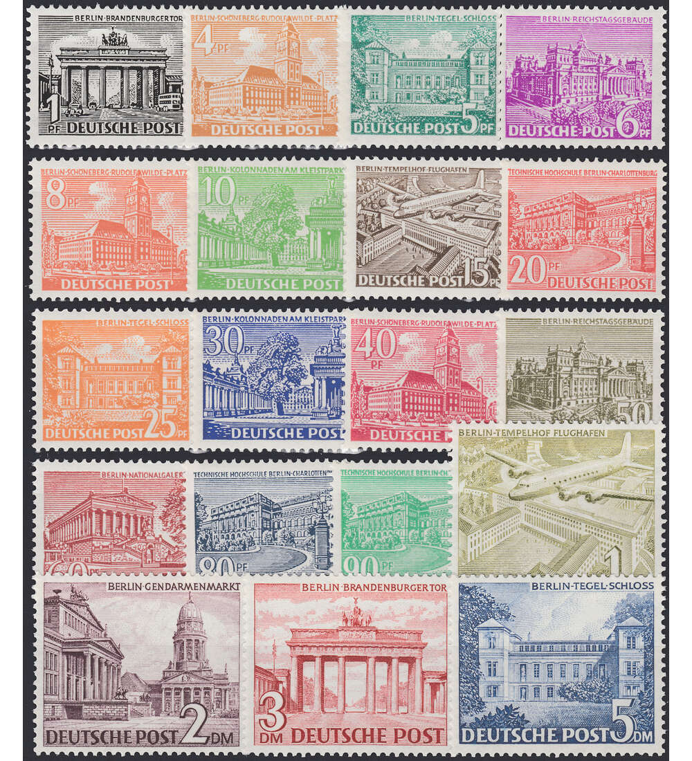Berlin Nr. 42-60 postfrisch ** Markwerte geprft Schlegel