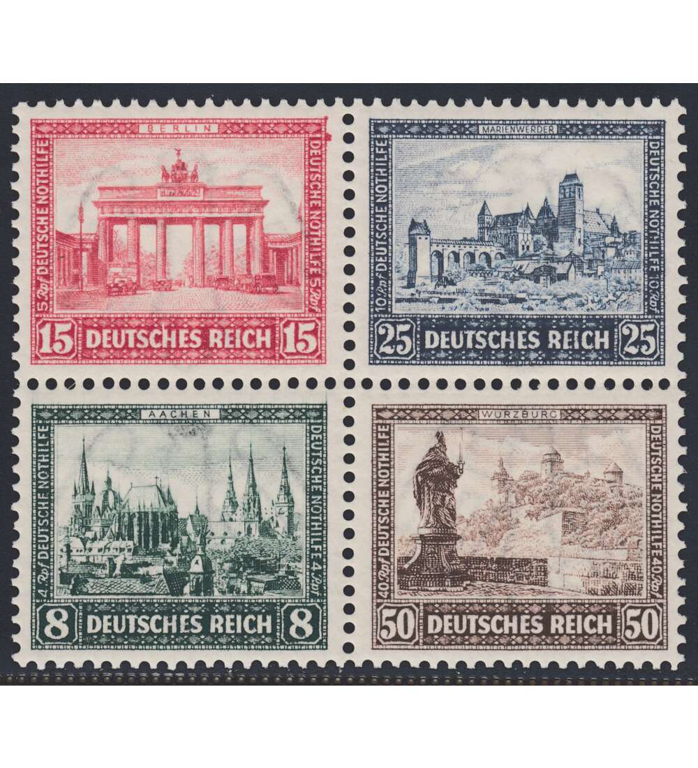 Deutsches Reich Nr. 446-449 IPOSTA Herzstck