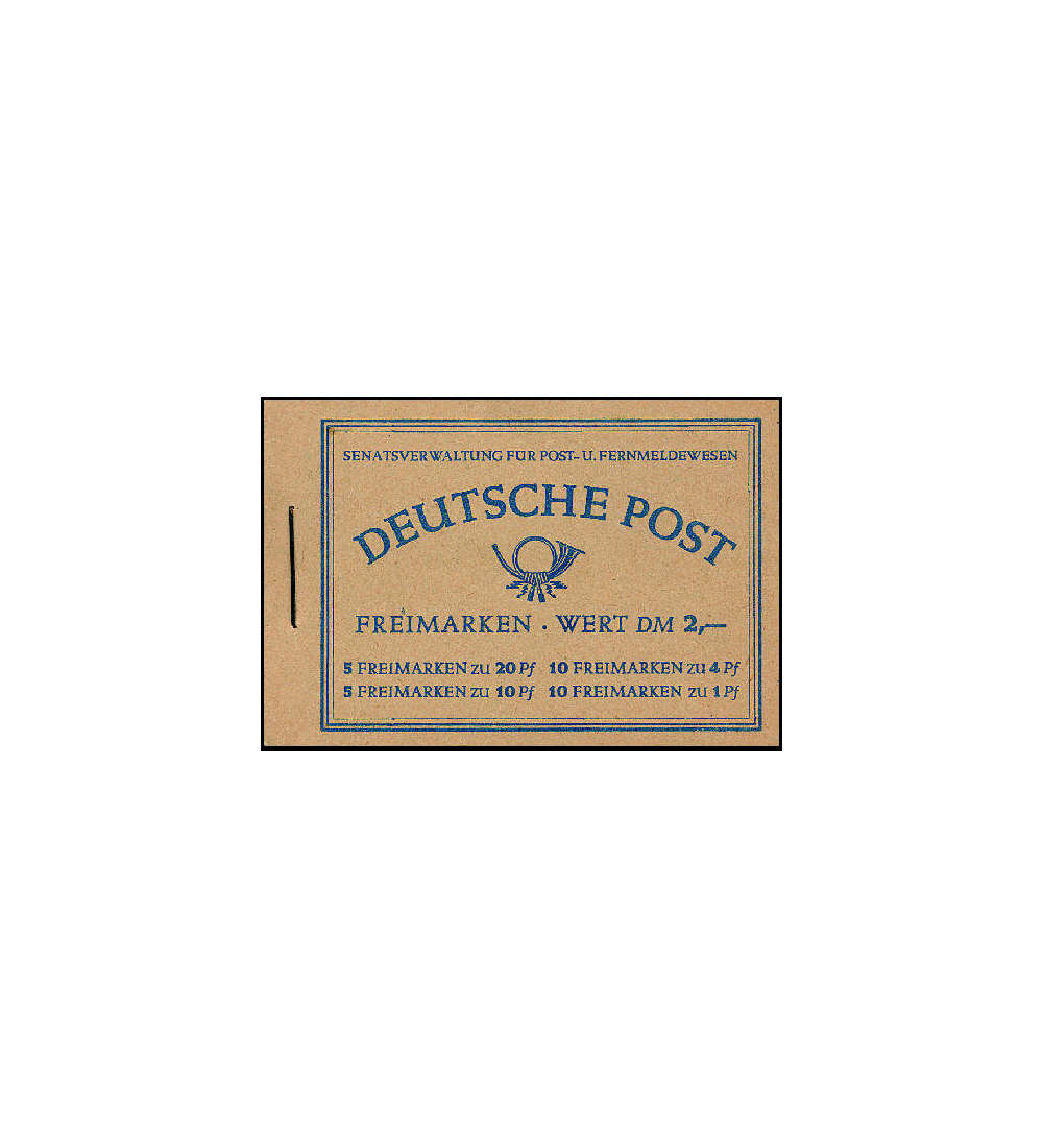 Berlin Markenheft Nr. 2 Berliner Bauten 1952