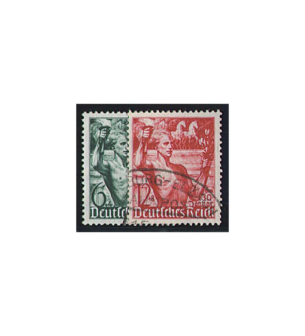 Deutsches Reich Nr. 660-661 gestempelt Fackeltrger