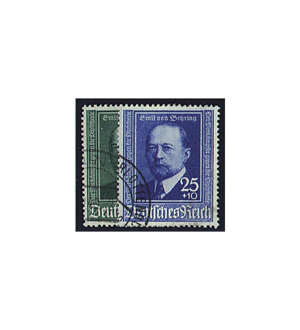 Deutsches Reich Nr. 760-761 gestempelt Emil von Behring