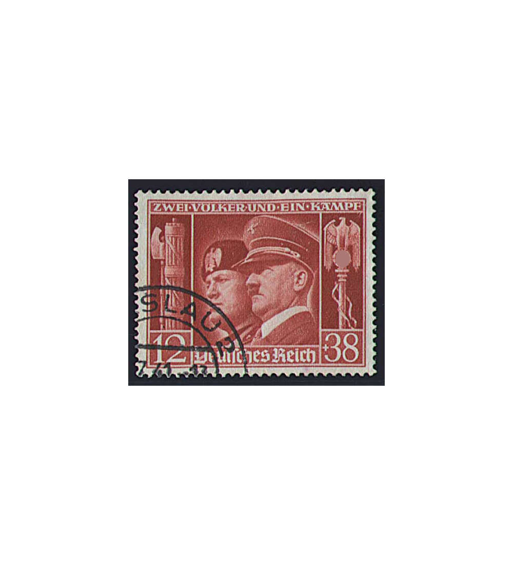 Deutsches Reich Nr. 763 gestempelt Hitler/Mussolini