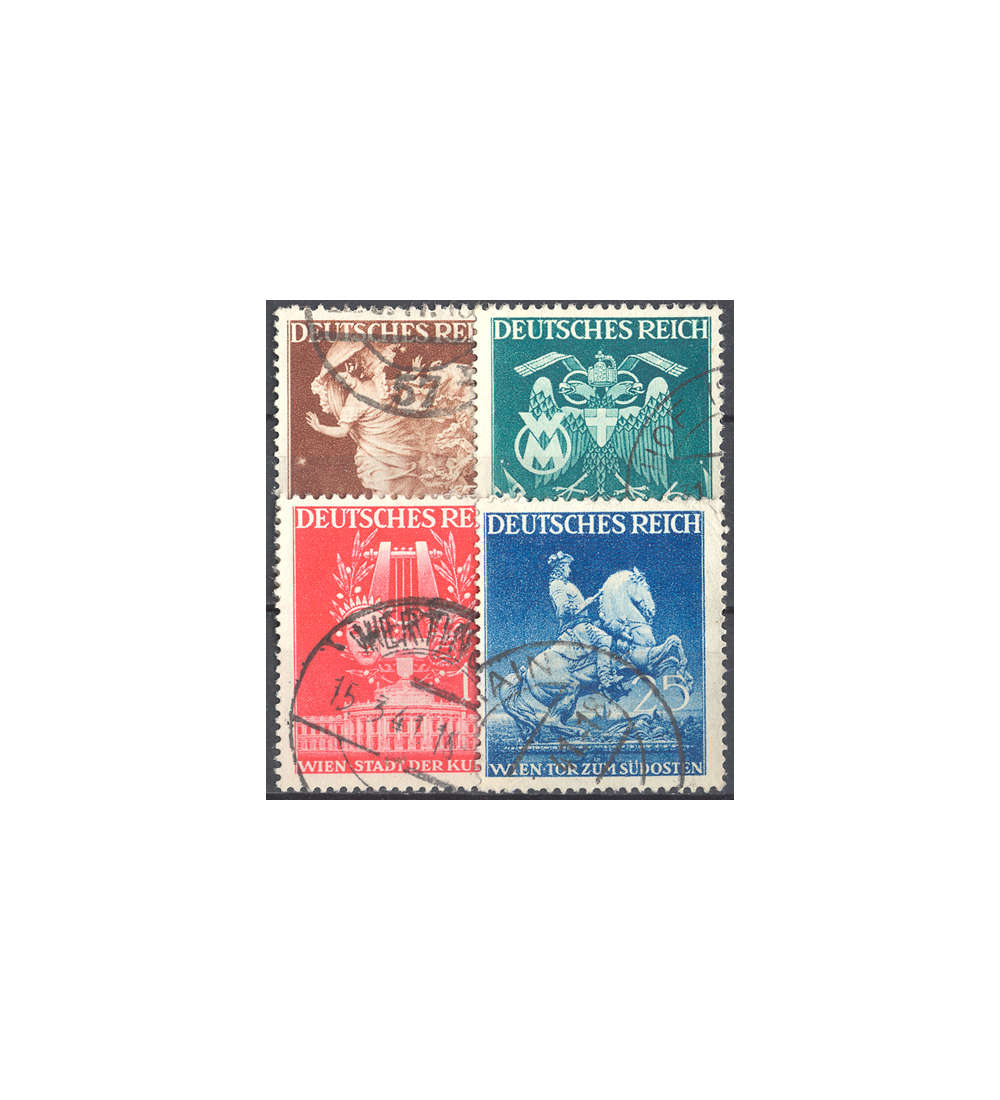 Deutsches Reich Nr. 768-771 gestempelt Wiener Frhjahrsmesse 1941