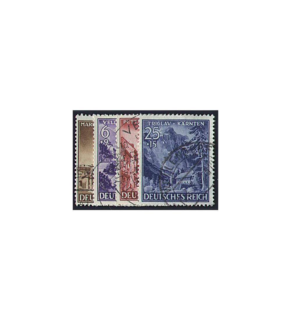 Deutsches Reich Nr. 806-809 gestempelt Eingliederung