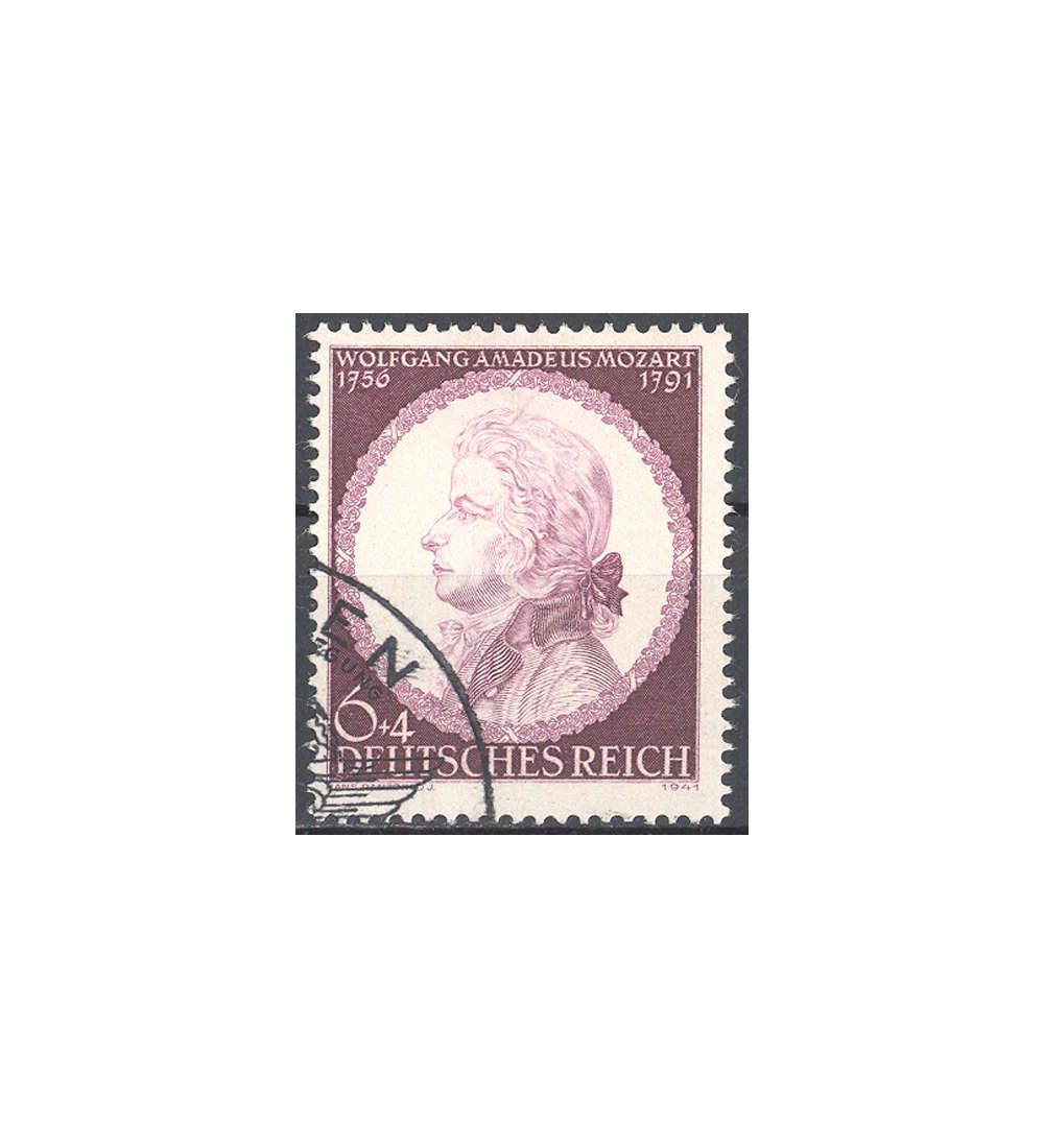 Deutsches Reich Nr. 810 gestempelt   Mozart