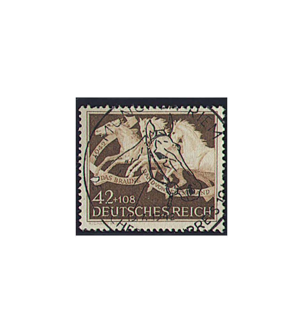 Deutsches Reich Nr. 815 gestempelt Das Braune Band 1942