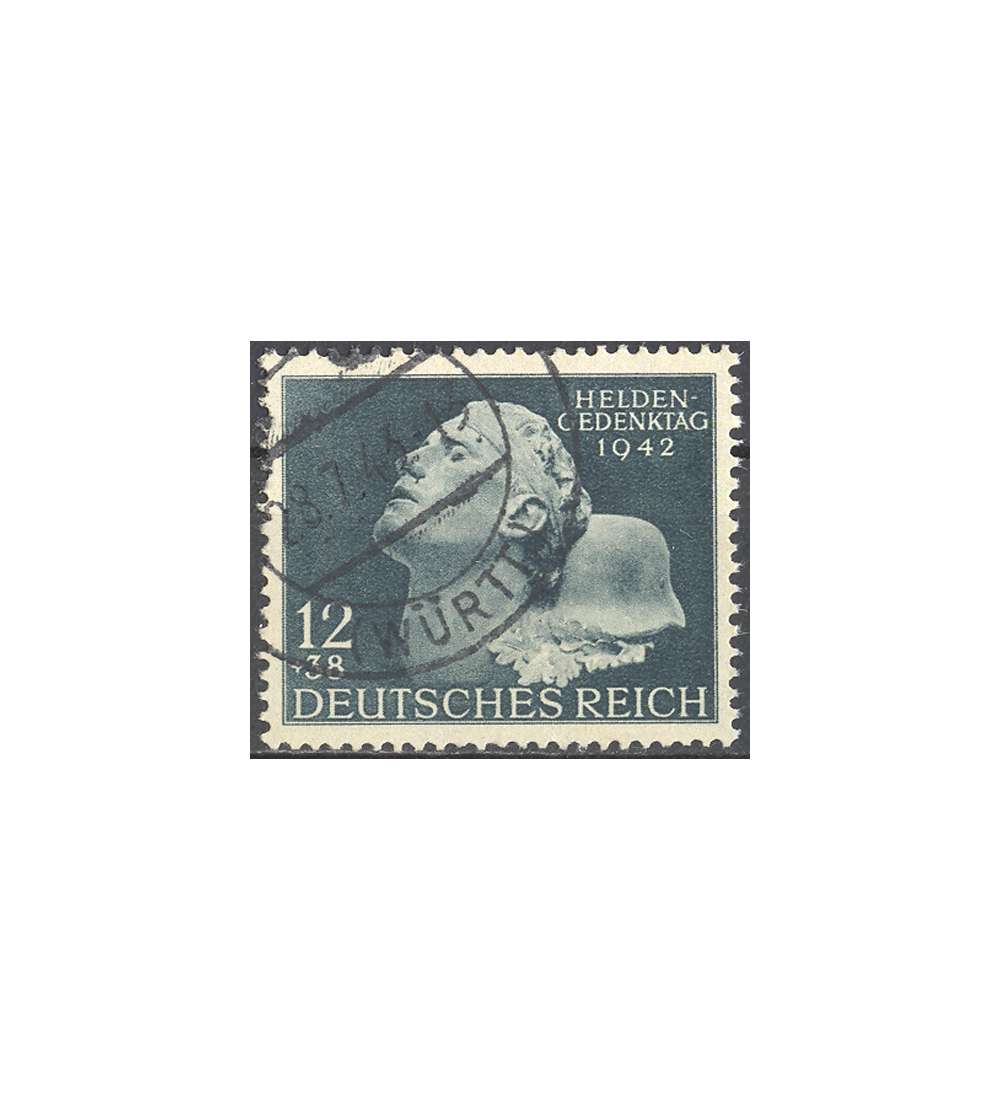 Deutsches Reich Nr. 812 gestempelt   Heldengedenktag 1942