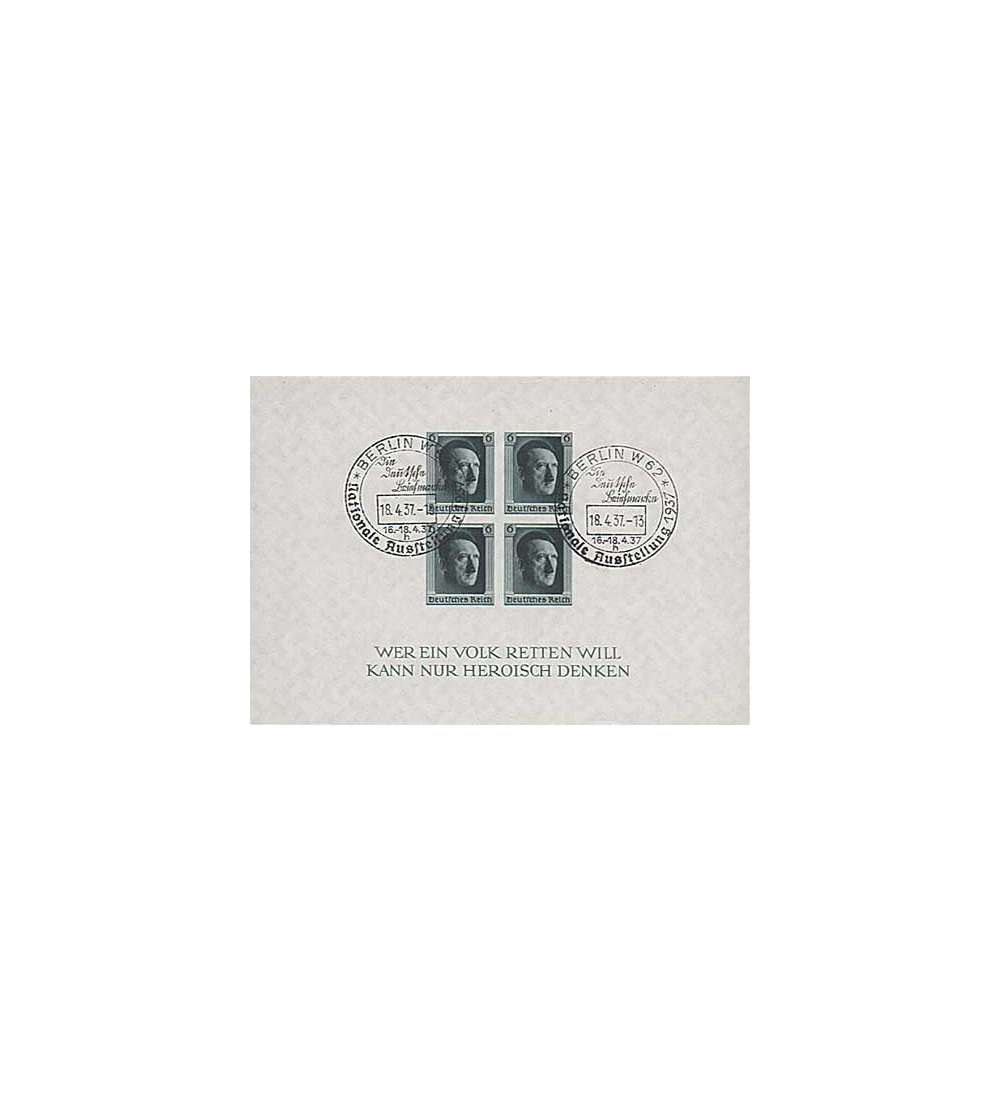 Deutsches Reich Block 8 gestempelt