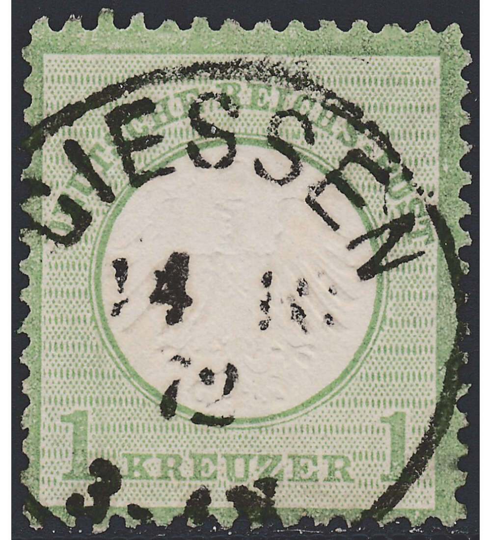 Deutsches Reich Nr. 7 gestempelt Kleiner Brustschild-1 Kr.