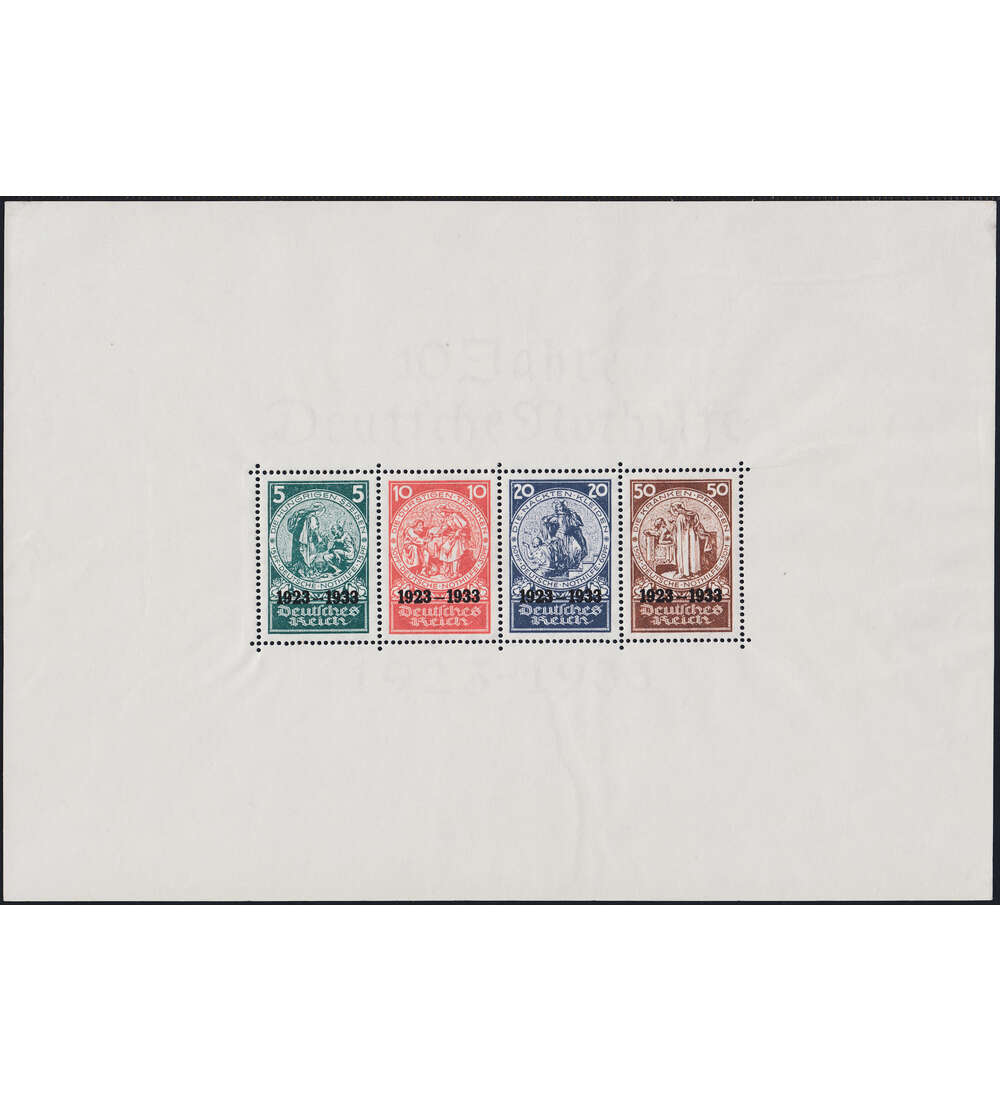 Deutsches Reich Block 2 geprft Schlegel
