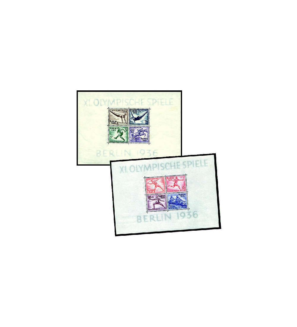 Deutsches  Reich Block 5 + 6