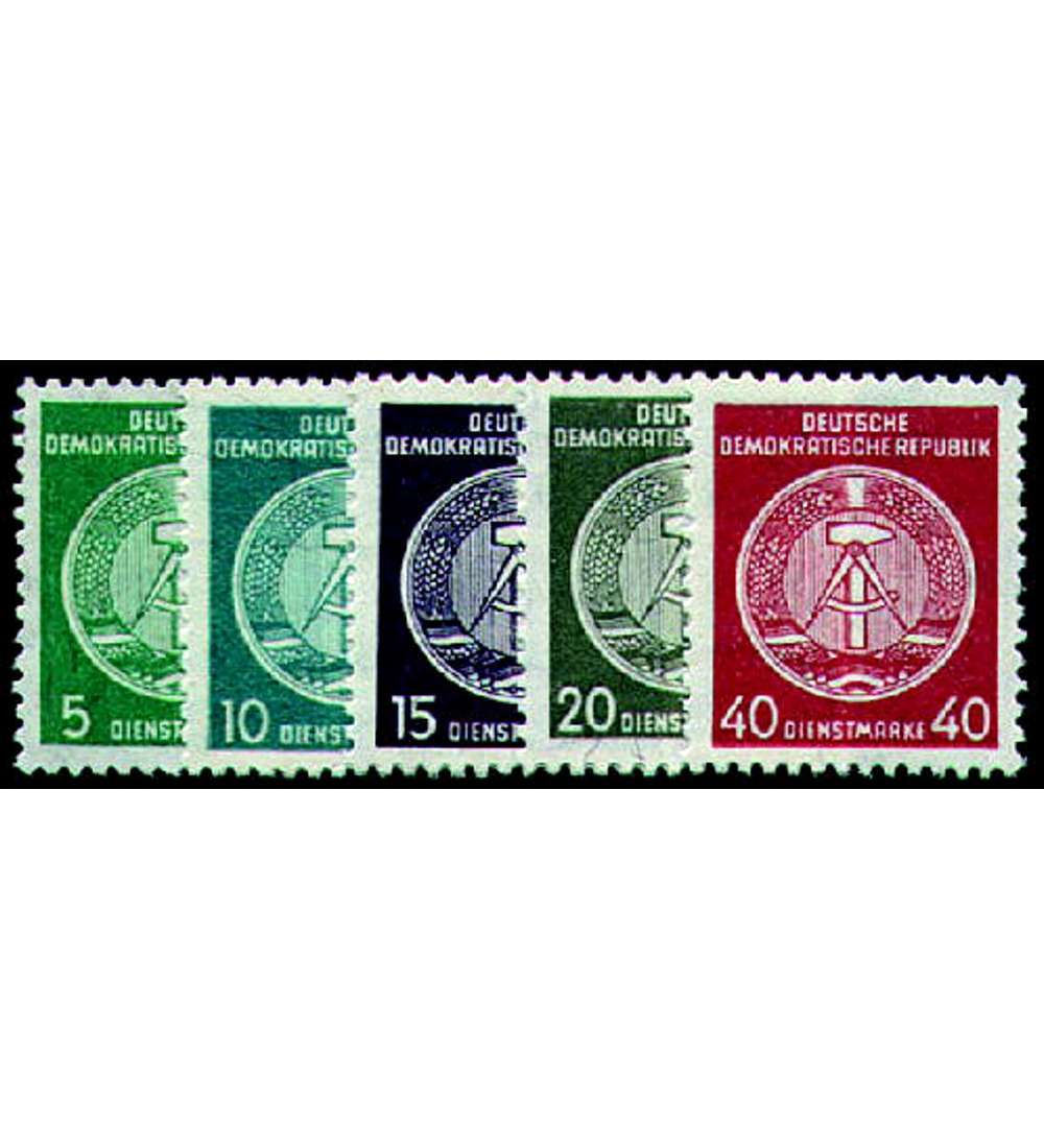 DDR Dienst A Nr. 29y-33y postfrisch **