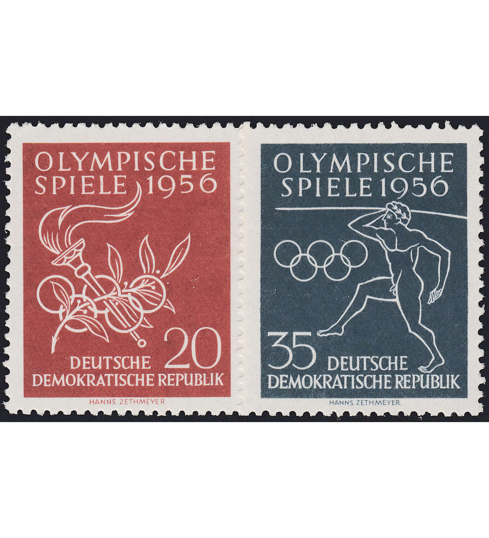 DDR Nr. 539-540 postfrisch     Olympia 1956 Melbourne