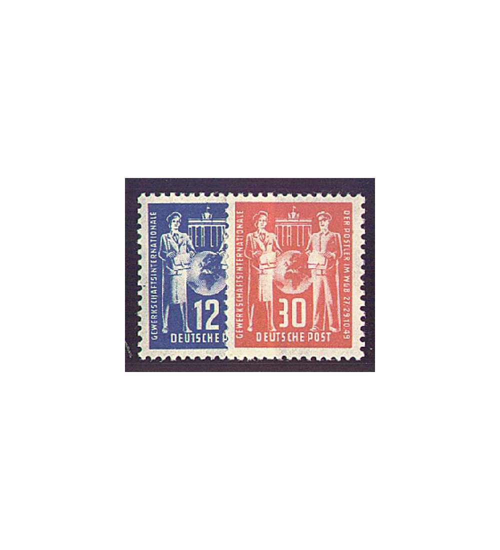 DDR Nr. 243-244 postfrisch ** Post-Gewerkschaft