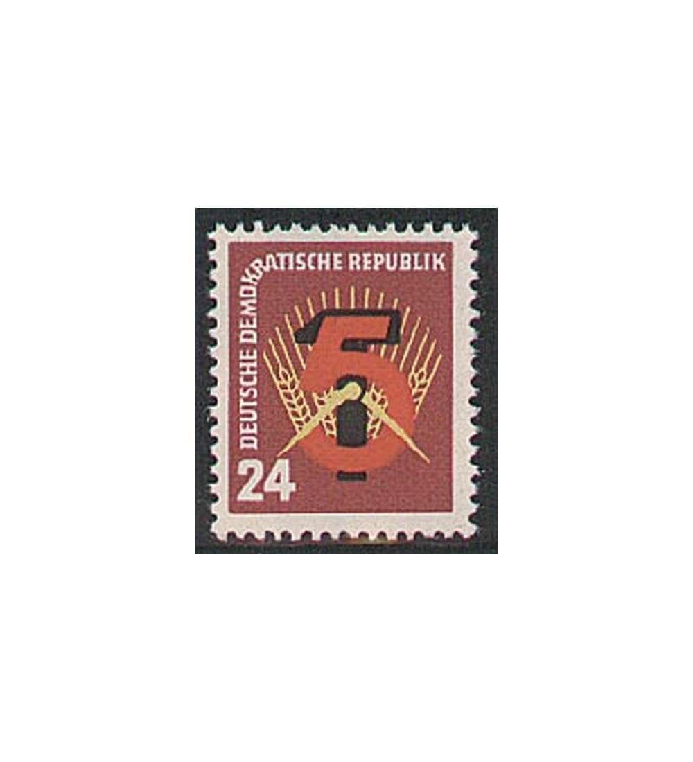 DDR Nr. 293 postfrisch ** 1. Fnfjahresplan