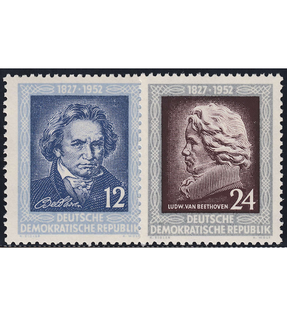 DDR Nr. 300-301 postfrisch ** Beethoven