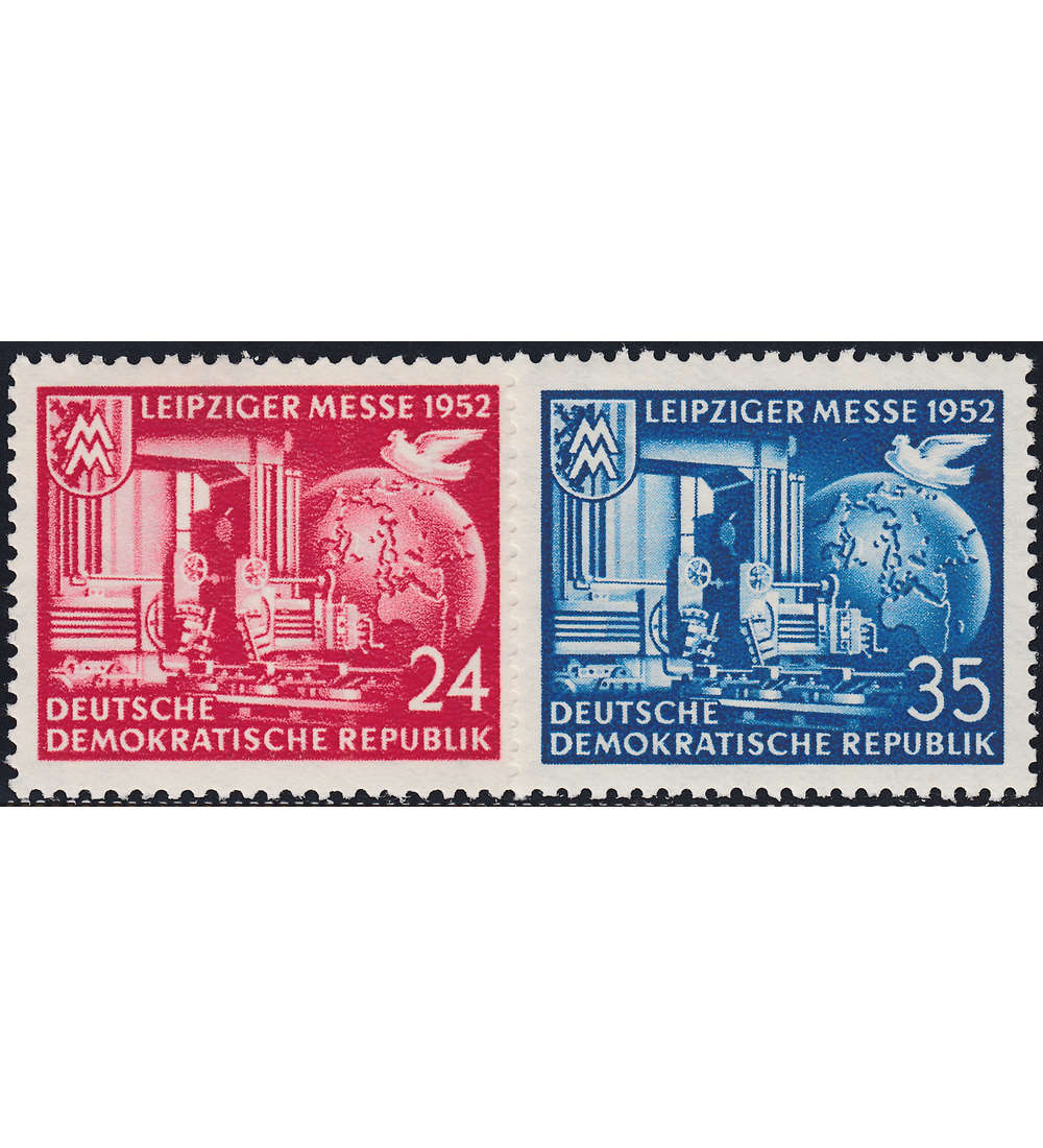 DDR Nr. 315-316 postfrisch ** Leipziger Messe 1952