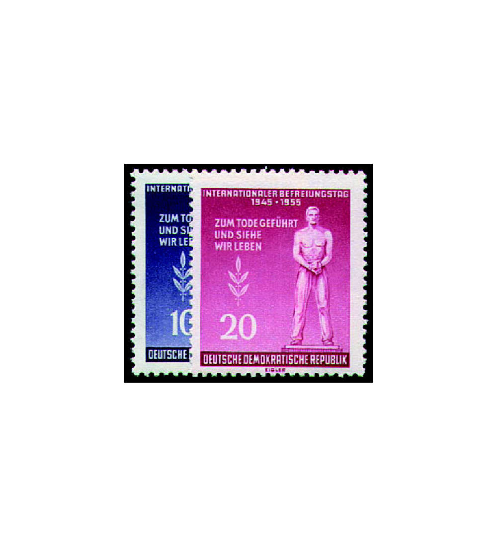DDR Nr. 459A-460A postfrisch   Tag der Befreiung