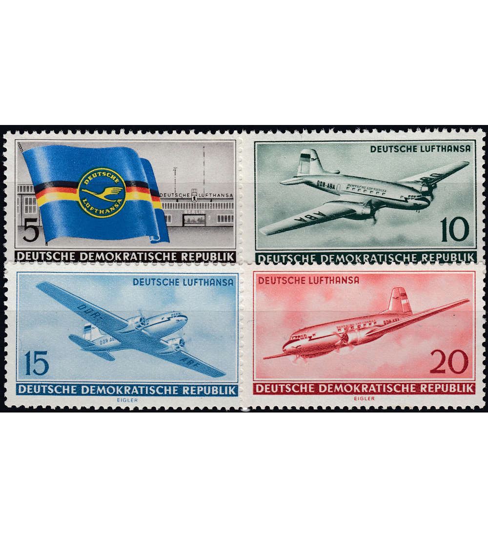 DDR Nr. 512-515 postfrisch ** Ziviler Luftverkehr